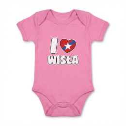 Body różowe "I LOVE WISŁA"