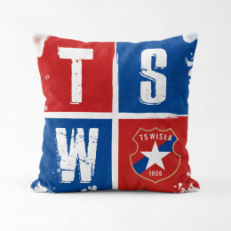 Poduszka minky kwadratowa "TSW"
