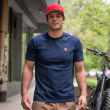 T-shirt granatowy 