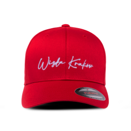 Czapka czerwona "Wisła Kraków" FLEXFIT