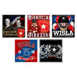 Vlepki 80 seria TS Wisła(pakiet 30 sztuk)