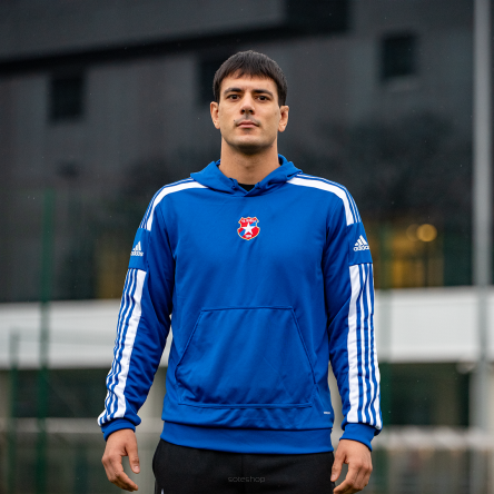 Bluza z kapturem ADIDAS niebieska TS WISŁA WYPRZEDAŻ