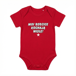 Body czerwone "Moi rodzice kochają Wisłę!"