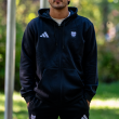 Bluza rozpinana z kapturem ADIDAS czarna 