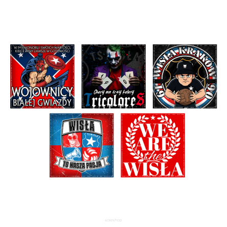 Vlepki 75 seria TS Wisła(pakiet 30 sztuk)