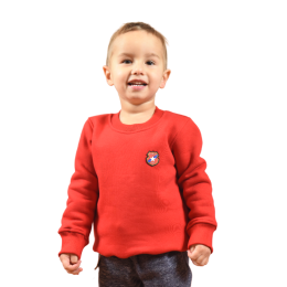 Bluza czerwona "Gumka herb 3D" dziecięca
