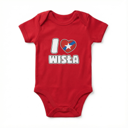 Body czerwone "I love Wisła"