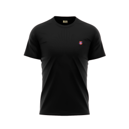 T-shirt czarny "Kolorowa gumka" 