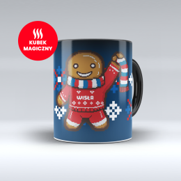 Kubek magiczny świąteczny "WISŁA XMAS"
