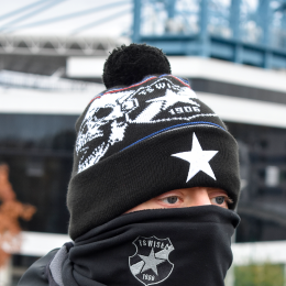 Czapka zimowa pompon "CZASZKI"